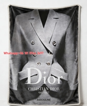 Vintage Christian Dior 1947-1957 Flannel Sofa Throw D068